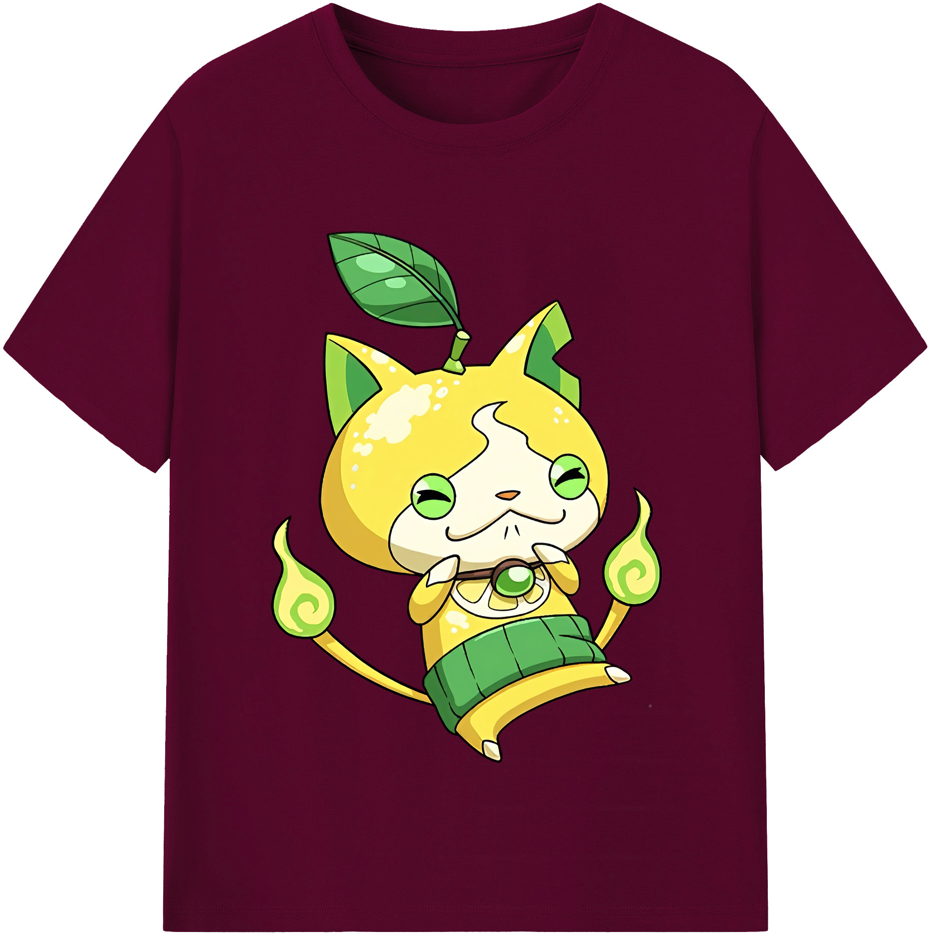 （画像用） 妖怪ウォッチ Yo-kai Watch レディースカジュアルプリントTシャツ（綿100％）